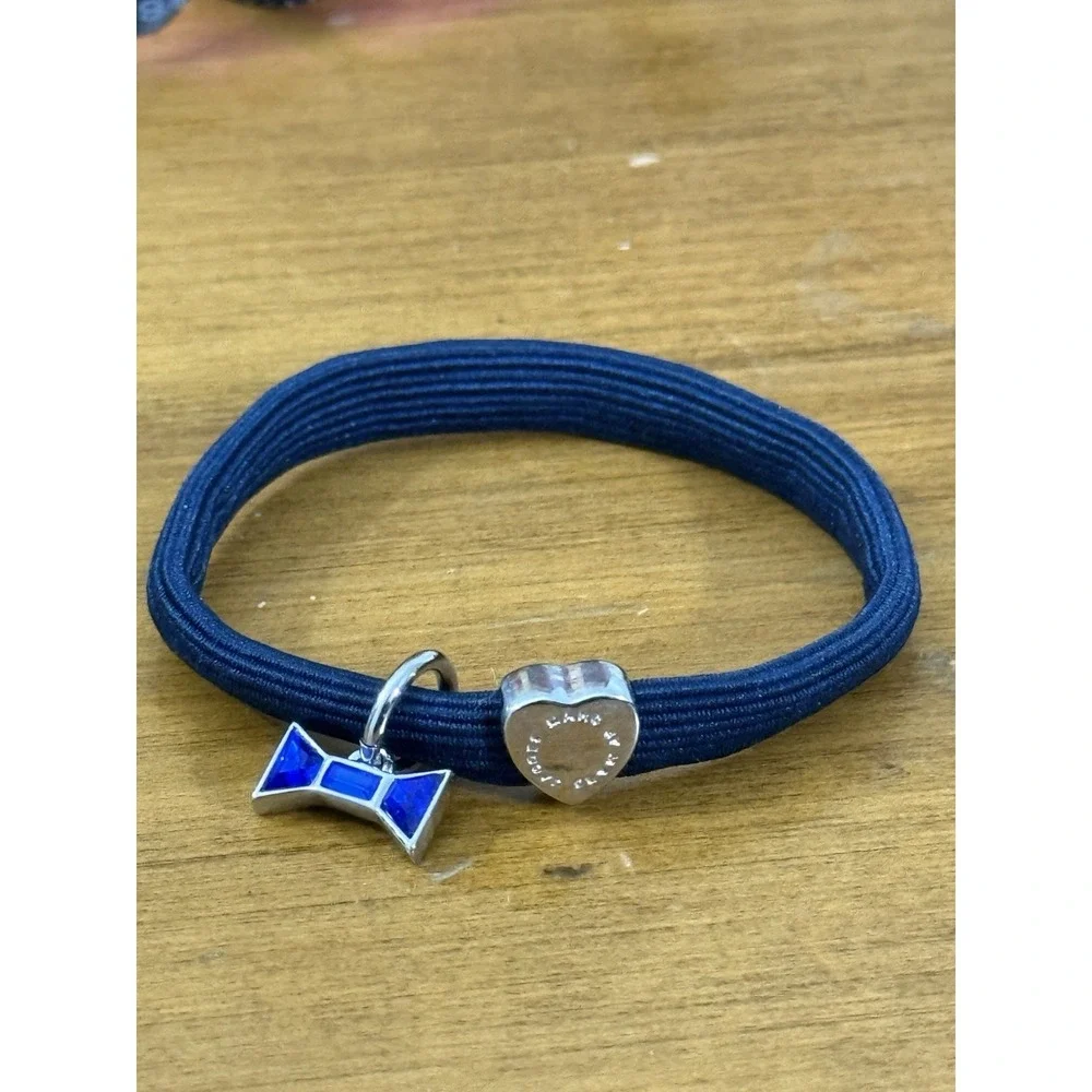 Marc‎ By Marc Jacobs Elastic Cord Bracelet Blue Friendship Bolt Stretch Knot